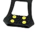 mingche Ice Grips,Crampons Non-Slip Ice & Snow Grips Cleat Over Shoe/Boot Traction Cleat Rubber Spikes Anti Slip 10 Steel Studs Slip-on