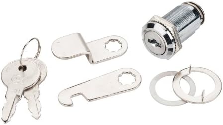 Box of 12 - 1-1/8" Length Cam Locks - Keyed Alike