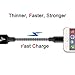 CHHHX Charger Cable Nylon Braided Fast Charger USB Syncing Charging Cable 4Pack 3FT 6FT 6FT 10FT Compatible Phone 6s 6s Plus 7 7 Plus 8 8Plus X (Black&White)