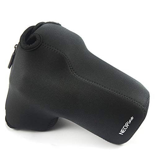 Schwarz Flexible Neopren DSLR / SLR Leicht Kameratasche Kompatibel mit Nikon D5600 D3500 D3400 D5500 D3300 D5300 D5200… – Bild 8