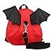 Fvstar Baby Safety Backpack Kids Anti Lost Harness Bag with Leash and Adjustable Belts for 1-3 Years Kids (7.9 x 7.9 x 2.8 inch, Red)