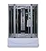 Kokss 9001 Home Luxury Bathtub Spa, Steam Shower Sauna Enclosure with Hydro Massage Tub, 6 Body Massage Jets - 1 Year Warranty