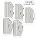 5Pack Silver Color Aluminum Luggage Tag With Name ID Card Perfect to Quickly Spot Luggage Suitcase By CPACC