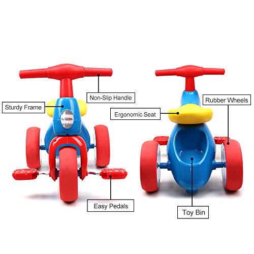 2 ChromeWheels+Balance+Toddlers+Tricycle+Walker