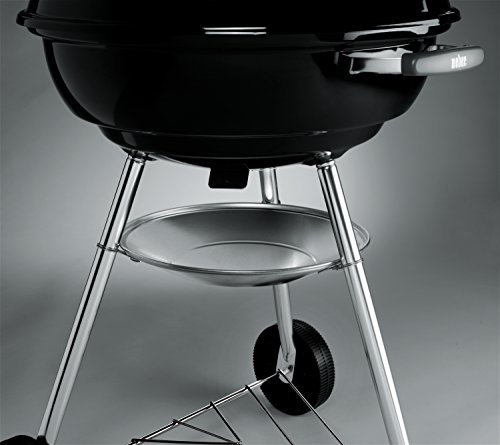 Weber 1321004 Compact Kettle, Holzkohle-Kugelgrill 57 cm, Schwarz – Bild 7
