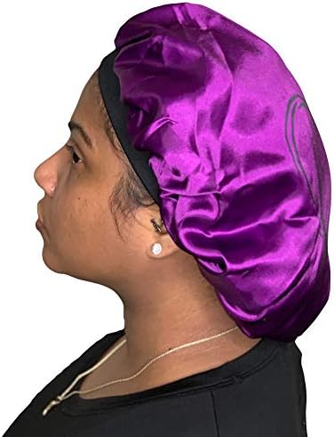 Simply Pavi Satin Bonnet (Purple)