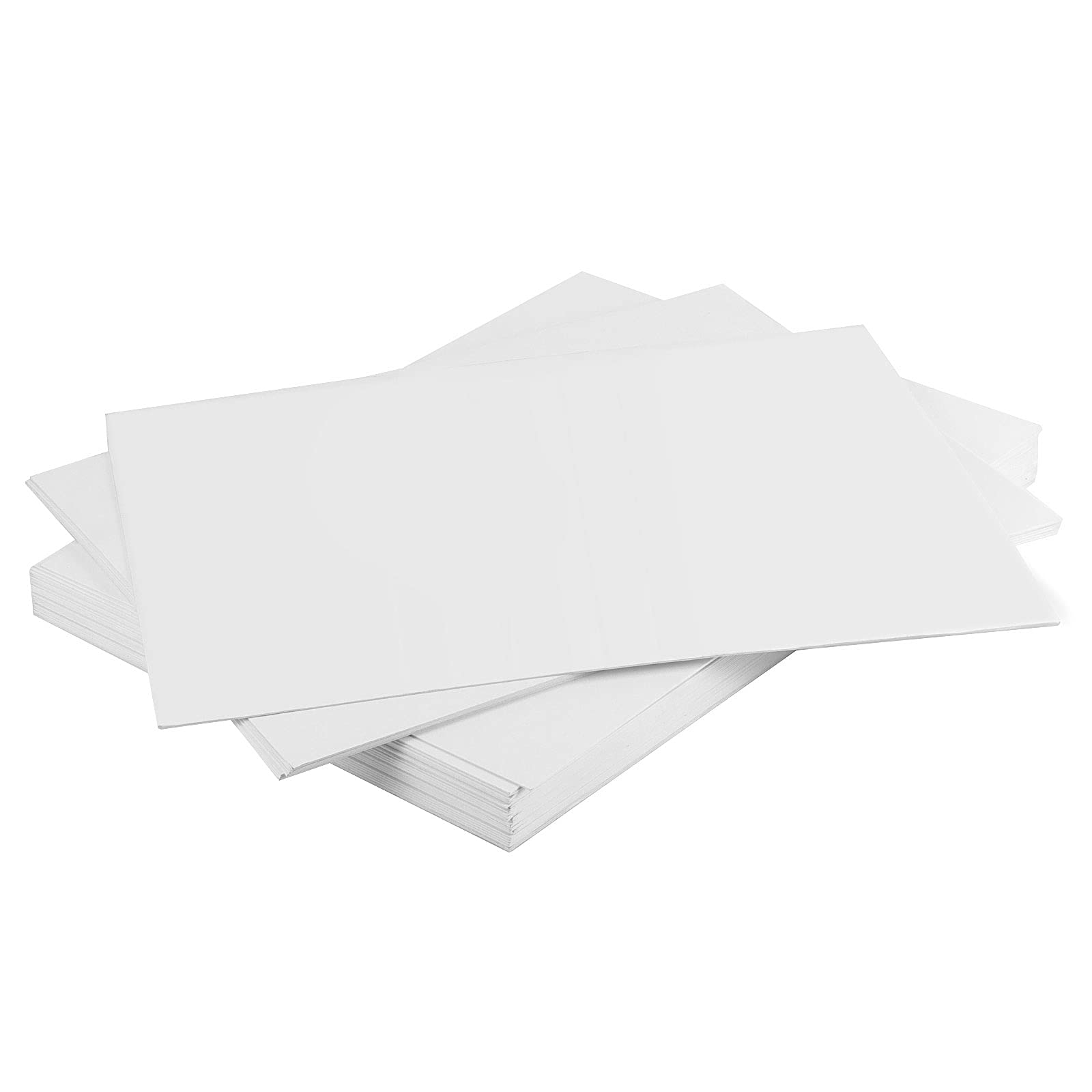 SHEUTSAN 50 Sheets 11.6 x 15.5 Inches 30 pt White Chipboard, Large White Chipboard Sheets, Medium Weight Chipboard for Crafts, Arts Projects, Backing Boards, Frames