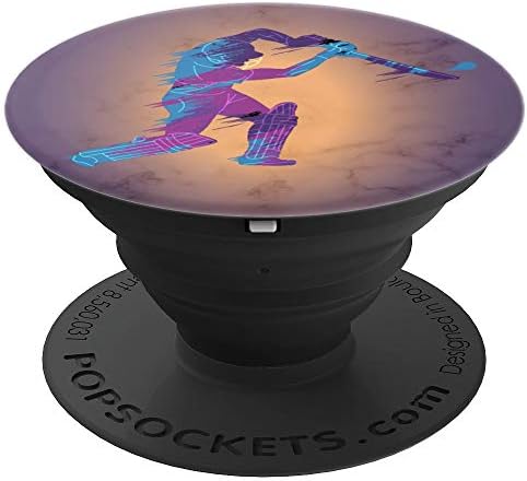 SPORTS CRICKET - BAT & BALL GAME WITH WICKET PopSockets PopGrip: Swappable Grip for Phones & Tablets