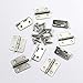 Silver Tone Mini Box Hinges 50 Sets and 200 Replacement Screws for Wood Jewelry Box