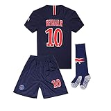 Paris saint germain 18-19 Neymar JR #10 Home Soccer Jersey Kids/Youth Color Blue 8-9Years