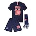 Paris saint germain 18-19 Neymar JR #10 Home Soccer Jersey Kids/Youth Color Blue 8-9Years