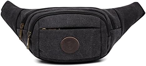 Canvas Waist Pack Belt Bag For Women Men Large Capacity Chest Sling Bag Multifunctional Shoulder Bag Bum Hip Pack