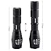 LED Flashlight Super Bright 10000 High Lumen Double Switch USB Rechargeable 7 Lighting Modes 5000Mah Battery Focusable IPX4 Waterproof with COB Sidelight for Camping, Emergency, Walking, Repairing