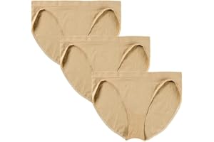 BAKPH Pro Dance Ballet Briefs for Girls and Women Seamless Gymnastics Under-pants Dancer Beige Ballerina Underwear