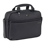 Solo Tech Collection CheckFast Laptop Portfolio Case, Clamshell Design, Airport Security-Friendly Case for Laptops up to 15.6 Inches, Black, TCB310-4
