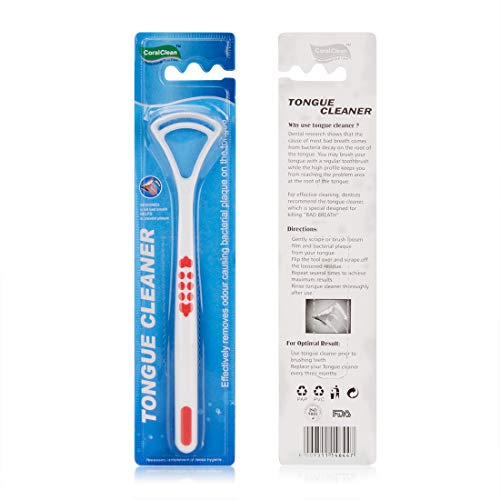 Tongue Cleaner Scraper, 12pcs Tongue Clean, Plastic Tongue Scraper for Oral Care, Get Rid of Bad Breath