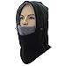 Magisor Thermal Balaclava for Neck Warmer - Winter Snowboard Ski Mask - Outdoor Cycling Motorcycle Full Face Mask - Camping Warm Windproof Hood Cap Women Men (Black Grey)