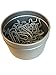 Butler in the Home Animal Elephant Shaped Paper Clips 50 Count in Silver Tin and Silver Gift Box Great for Paper Clip Collectors or Zoo Animal Lovers (Coated Gray)