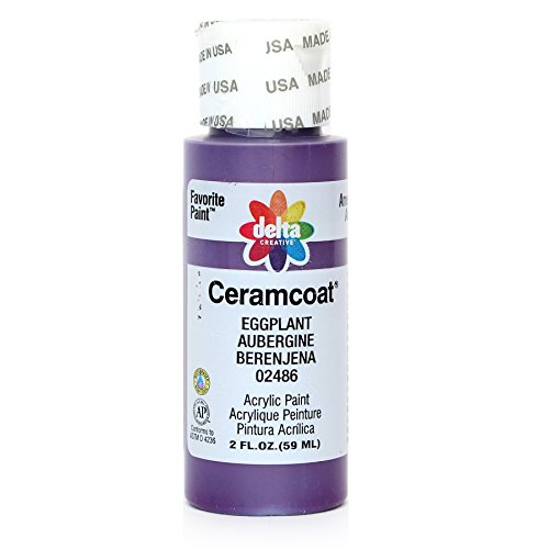 Delta Creative Ceramcoat Acrylic Paint in Assorted Colors (2 oz), 2486, Eggplant