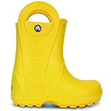 Crocs Boy's Kids Handle It Yellow Mid-Calf Rubber Boot - 11M