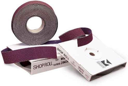 Mercer Abrasives 382040 Shop Roll 2-Inch by 50-Yard, 40 Grit