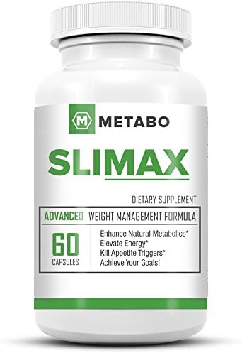 METABO SLIMAX - Weight Loss Management - Reduce Appetite, Burn Fat, Increase Energy - 60 Capsules
