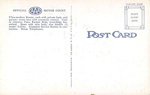 West Memphis Arkansas West Memphis Tourtist Court Antique Postcard
