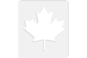 Betagt Maple Leaf Router Templates, Acrylic Router Inlay Template for Woodworking, 5mm Thick Decorative Template Router Jig W