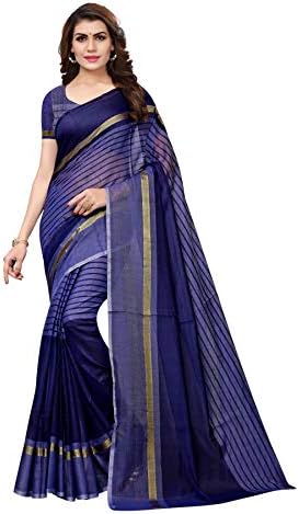 GoSriKi Women Saree with Blouse Piece
