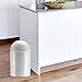 Umbra Mini Waste Can 1-1/2 Gallon with Swing Lid, White