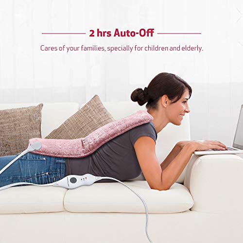 Electric Heating Pad XXL Heat Therapy Wrap, 12" X 24" King Size Heating