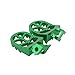 JFG RACING CNC Green Foot Pegs Footpegs Foot Rests Foot Pedals For Kawasaki KX125 KX250 97-01 KX500 88-90