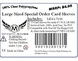 Tarot Card Sleeves (70x120mm) - 75 Premium
