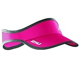 2XU Run Visor, Cherry Pink/Ink, One Size