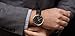 BaIDI Men's Wrist Watch Quartz Wristwatch with Genuine Leather Strap Analog Watches for Men (Black)