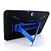 [Rhino]Black Blue Heavy Duty rugged impact Hybrid Case with Kickstand Case For Samsung Galaxy Tab 2 LTE 10.1
