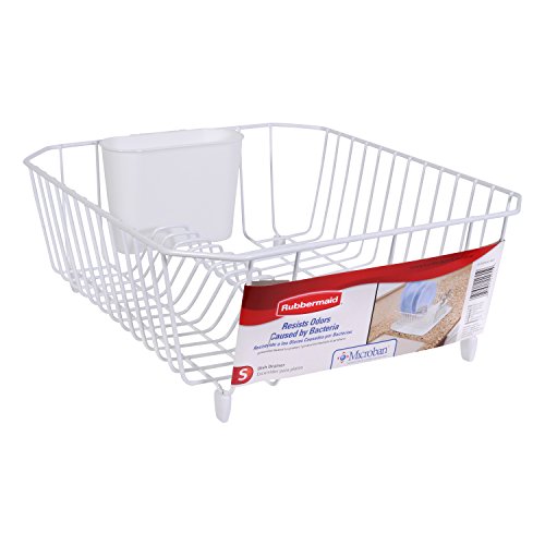 Rubbermaid Disinfectant Dish Drainer, Small, White on Galleon Philippines