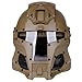 Goshfun Tactical Military Helmet Protective Fast Helmet Full Face Mesh Mask with Goggle for Airsoft Paintball CS Outdoor Activity, Tan