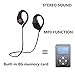 Bluetooth Headphones IPX8 Waterproof,SHINXIN Noise Cancelling HiFi Stereo Earbuds, in Ear Sports Headset with 8G Memory Built-in Mic and MP3 Function for Swimming