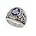wize-transaction Free Mason College Style Ring Silver Color Stainless Steel Masonic Ring