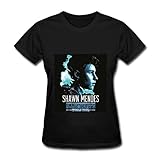 Shawn Mendes Illuminate World Tour 2017 Poster Black T Shirt For Women