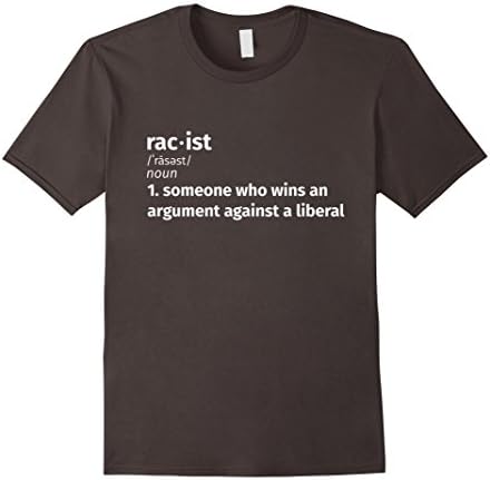 Men's Racist Definition T-Shirt XL Asphalt