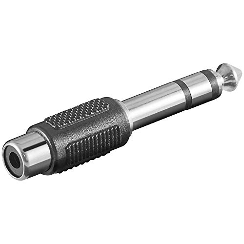 PremiumCord Redukce Audio RCA Female - 6.35mm Stereo Jack Plug