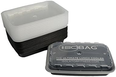 Meal Prep Containers - 12oz 10pk by Isolator Fitness: Amazon.es: Hogar