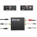 ZEXMTE Digital to Audio Converter Digital Optical Toslink Coaxial Inputs to RCA Audio Adapter and AUX 3.5mm Headphone Outputs Optical Toslink Cable Included