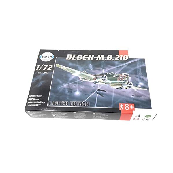 SMER Militär 1:72 Flugzeug Bloch MB 210 Modellbau Kunststoff Modellbausatz