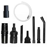 ANBOO 1-1/4inch & 1-3/8'' Attachments Mini Micro Tool Attachment 8 Piece Set for Eureka, Oreck, Hoover, Kenmore and Kirby
