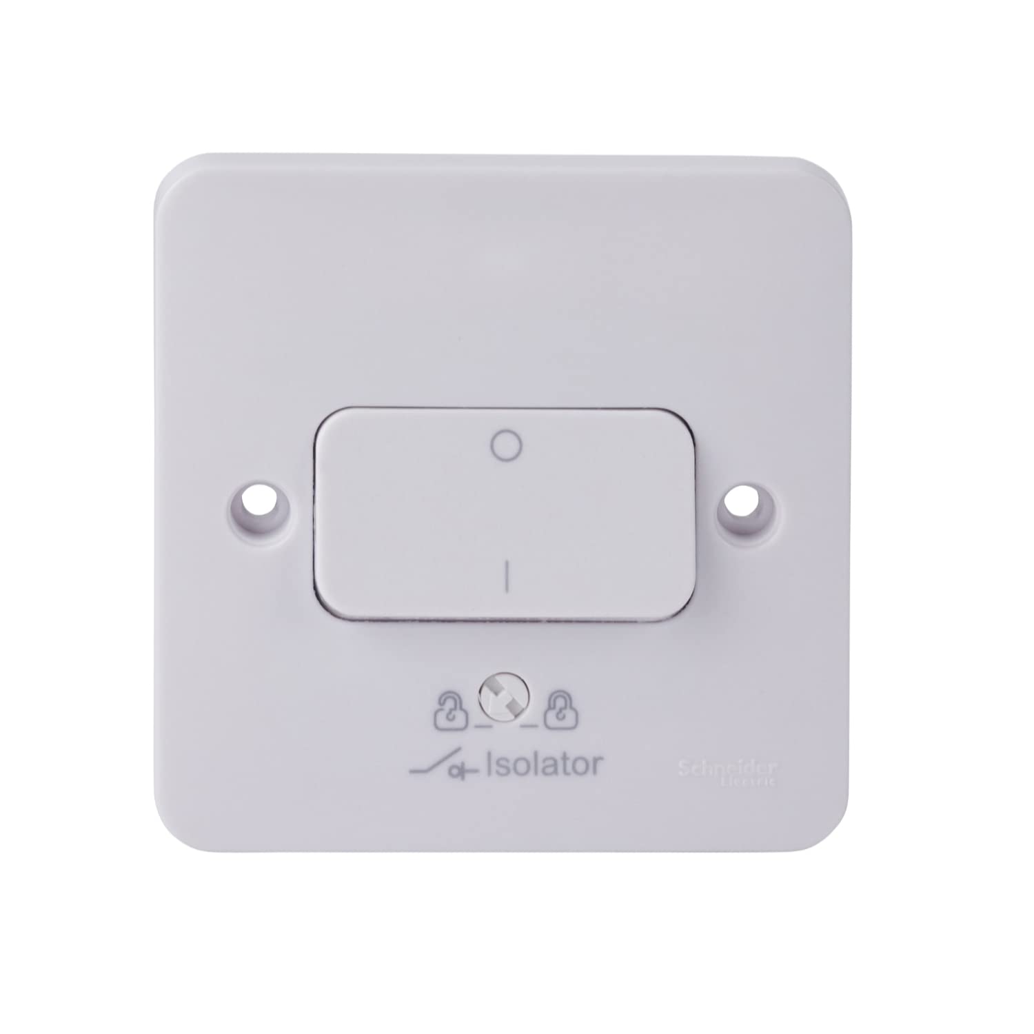 Schneider Electric - Lisse White Moulded, Single Fan Isolator Switch, 3 Pole, 10AX, GGBL1013, White, Pack of 10