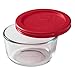 Pyrex Simply Store 8-Piece Glass Food Storage Set (4 vessels and 4 lids), standard packaging