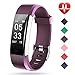 Lintelek Fitness Tracker, Heart Rate Monitor Activity Tracker with Connected GPS Tracker, Step Counter, Sleep Monitor, IP67 Waterproof Pedometer for Android and iOS Smartphone